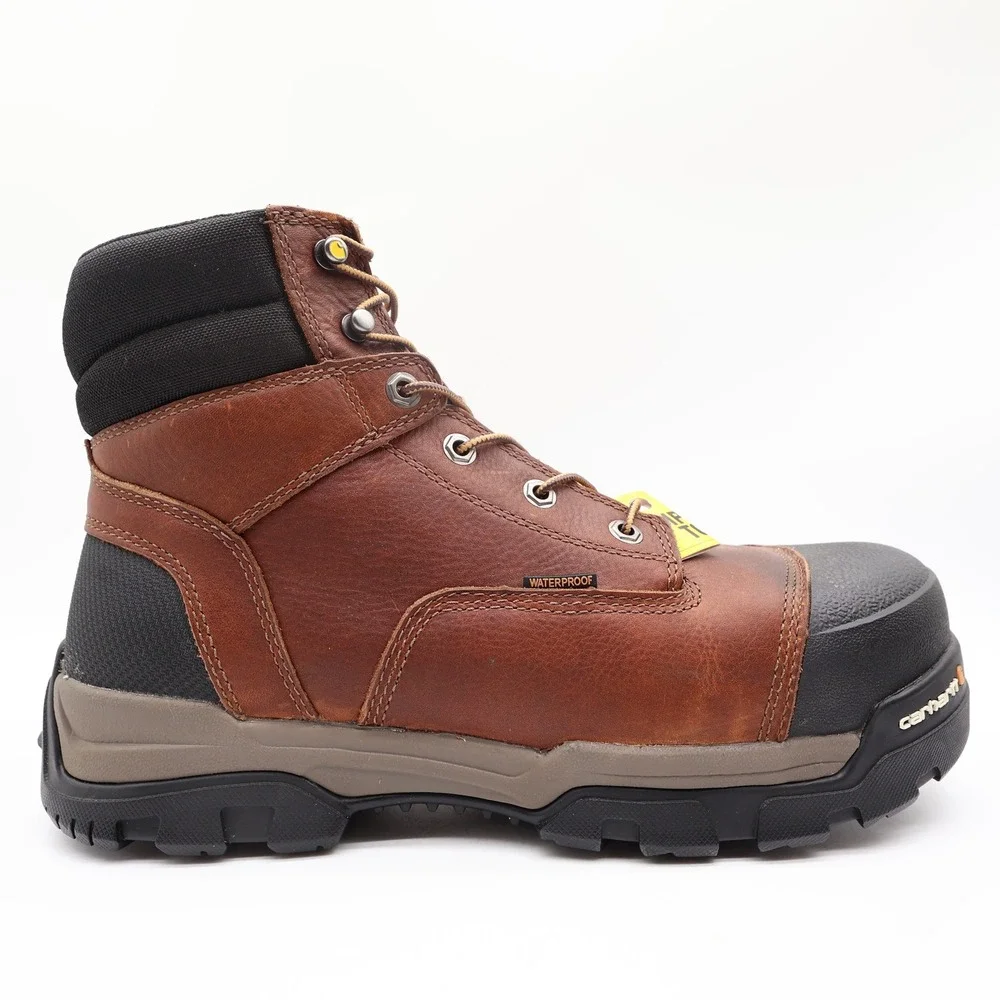 Carhartt Work Boots Mens 11.5 M Ground Force Waterproof Composite Toe CME6355